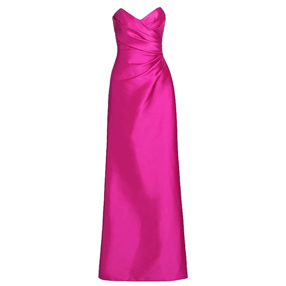 Gorgeous Fuchsia Badgley Mischka Mikado Gown – Size 8